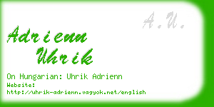 adrienn uhrik business card
